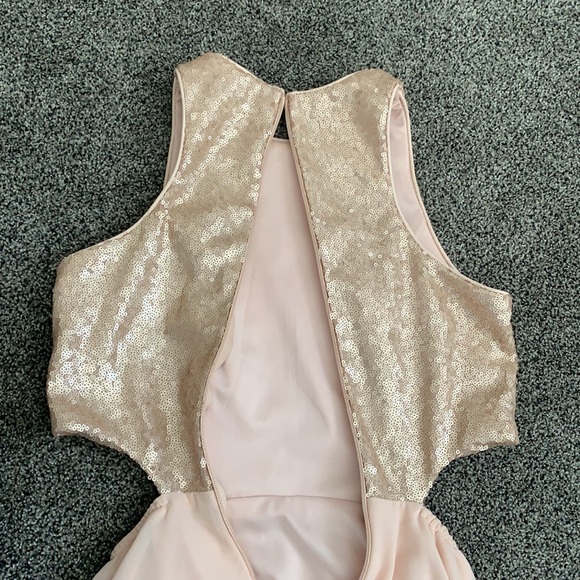Lulu’s Pink Sequin Dress - Picture 6 of 10